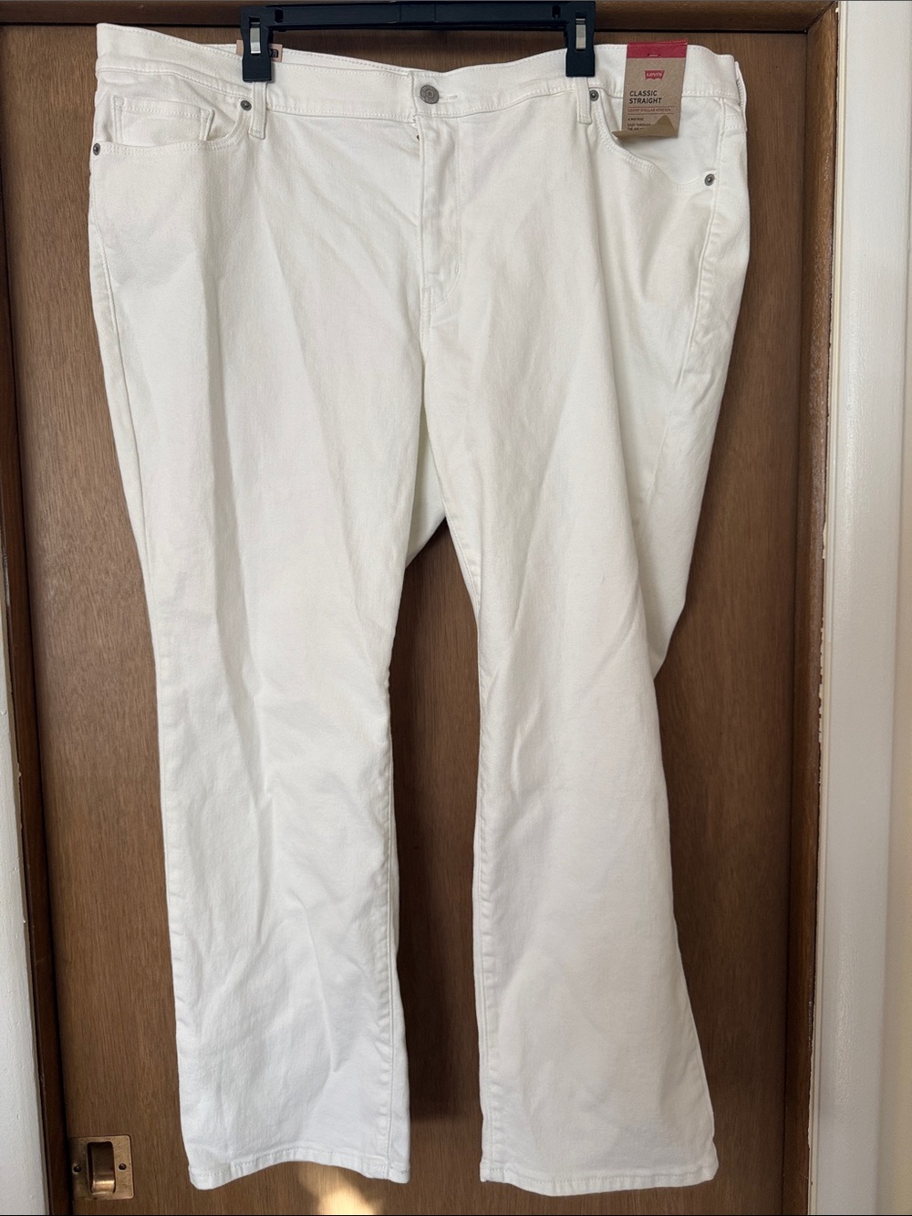 Levi's White Straight-Leg Women's Jeans NWT 22W
